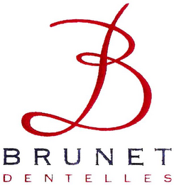 B BRUNET DENTELLES logo