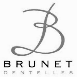 B BRUNET DENTELLES logo