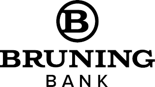 B BRUNING BANK logo