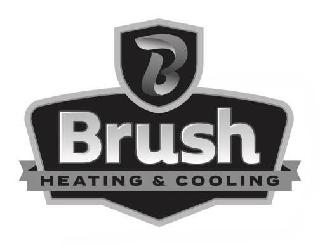 B BRUSH HEATING & COOLING logo