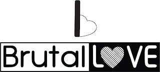 B BRUTAL LOVE logo