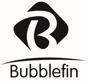 B BUBBLEFIN logo