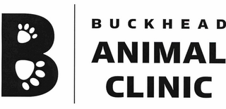 B BUCKHEAD ANIMAL CLINIC logo