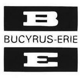 B BUCYRUS-ERIE E logo