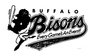 B BUFFALO BISONS EVERY GAME'S AN EVENT! logo