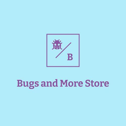 B BUGS AND MORE STORE logo