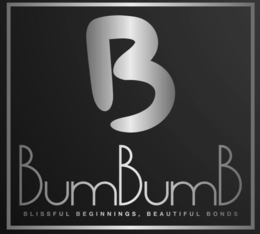 B BUMBUMB BLISSFUL BEGINNINGS, BEAUTIFUL BONDS logo