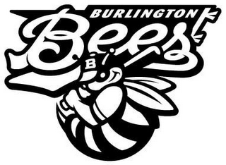 B BURLINGTON BEES logo