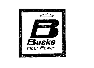 B BUSKE HOUR POWER logo