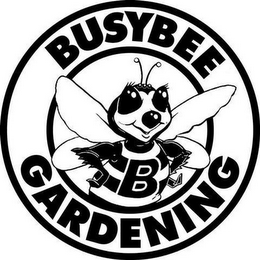 B BUSYBEE GARDENING logo