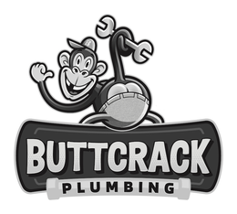 B BUTTCRACK PLUMBING logo