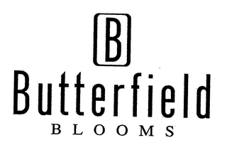 B BUTTERFIELD BLOOMS logo