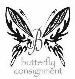 B BUTTERFLY CONSIGNMENT logo