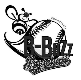 B-BUZZ BASEBALL LEAGUE #BBUZZSAFE logo
