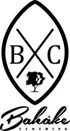 B C BAHÅKE CLOTHING logo