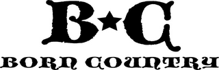 B C BORN COUNTRY logo