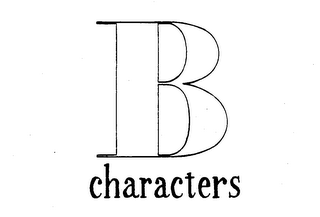 B CHARACTERS logo