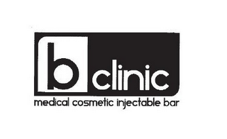 B CLINIC MEDICAL COSMETIC INJECTABLE BAR logo