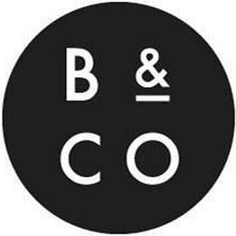 B & CO logo