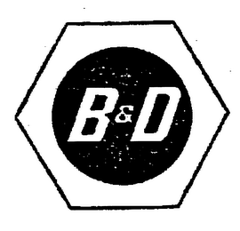 B & D logo