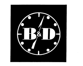 B & D logo