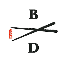 B D logo