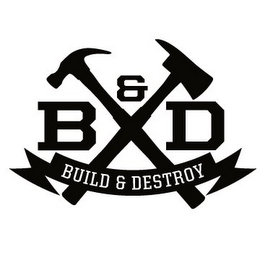B D BUILD & DESTROY logo