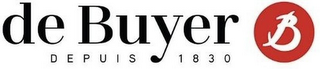 B DE BUYER DEPUIS 1830 logo