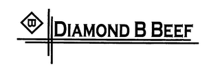 B DIAMOND B BEEF logo