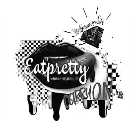 B DIAMONDS EATPRETTY CARRYON.. logo