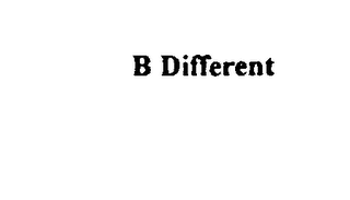 B DIFFERENT logo