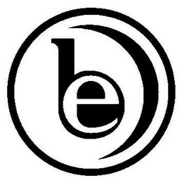 B E logo