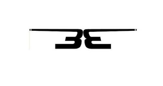 B E logo