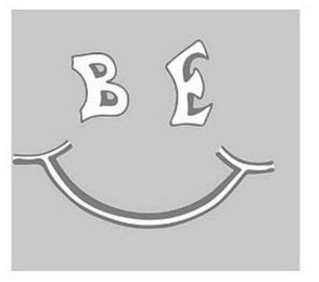 B E logo