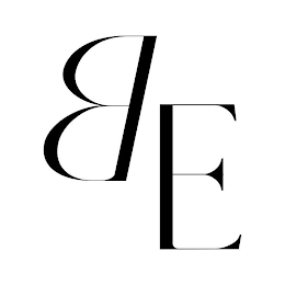 B E logo