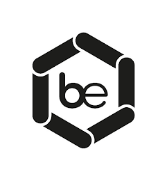 B E logo