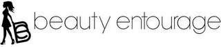 B E BEAUTY ENTOURAGE logo