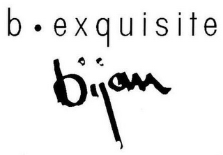 B EXQUISITE BIJAN logo
