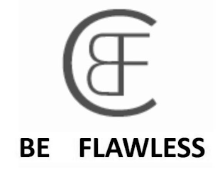 B F BE FLAWLESS logo