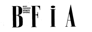 B F I A BODY FASHIONS INTIMATE APPAREL logo