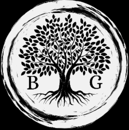B G logo