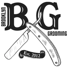 B G BROOKLYN GROOMING EST. 2012 logo