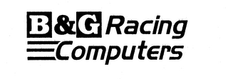 B & G RACING COMPUTERS logo