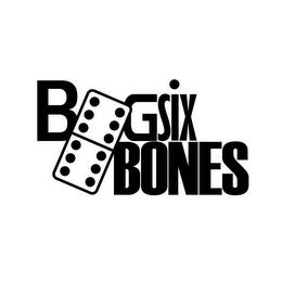 B G SIX BONES logo