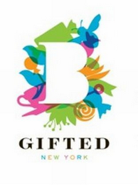 B GIFTED NEW YORK logo
