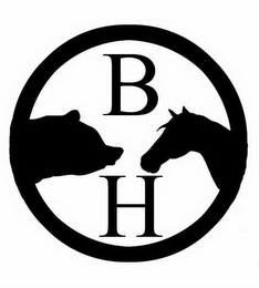 B H logo