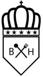 B H logo