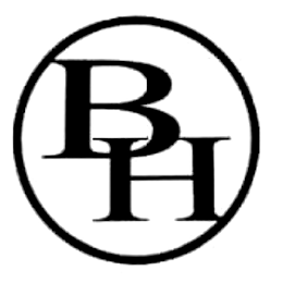 B H logo