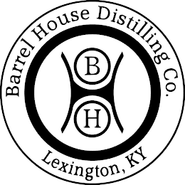 B H BARREL HOUSE DISTILLING CO. LEXINGTON, KY logo