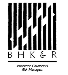 B H K & R INSURANCE COUNSELORS RISK MANAGERS logo